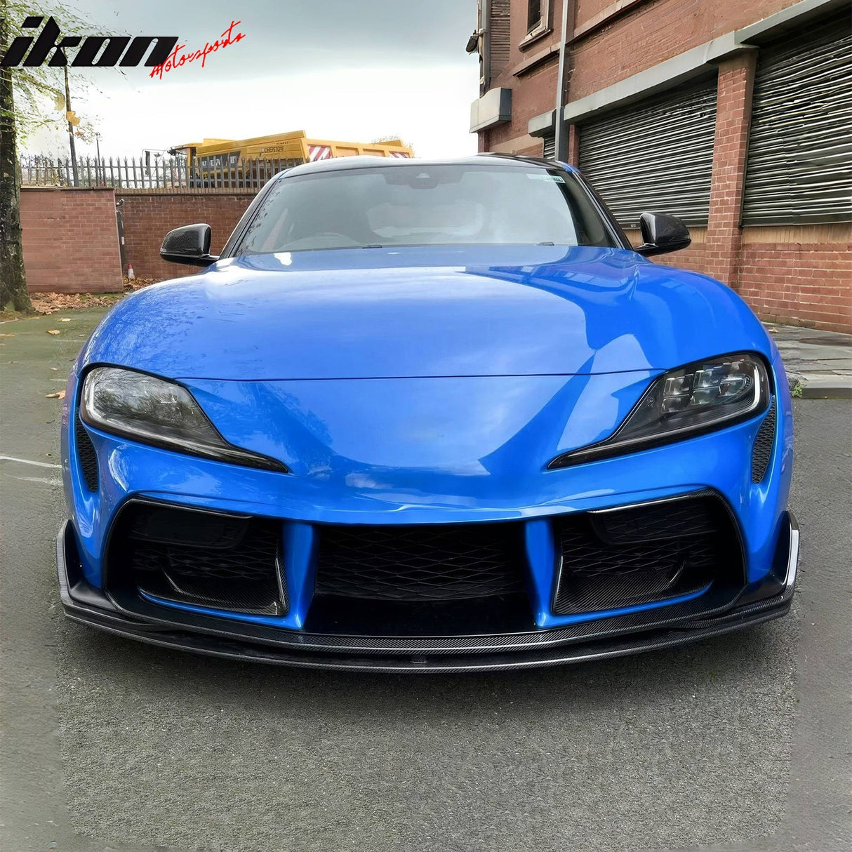 2020-2025 Toyota GR Supra MZ Speed Front Bumper Lip Gloss Carbon Fiber