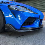 2020-2025 Toyota GR Supra MZ Speed Front Bumper Lip Gloss Carbon Fiber