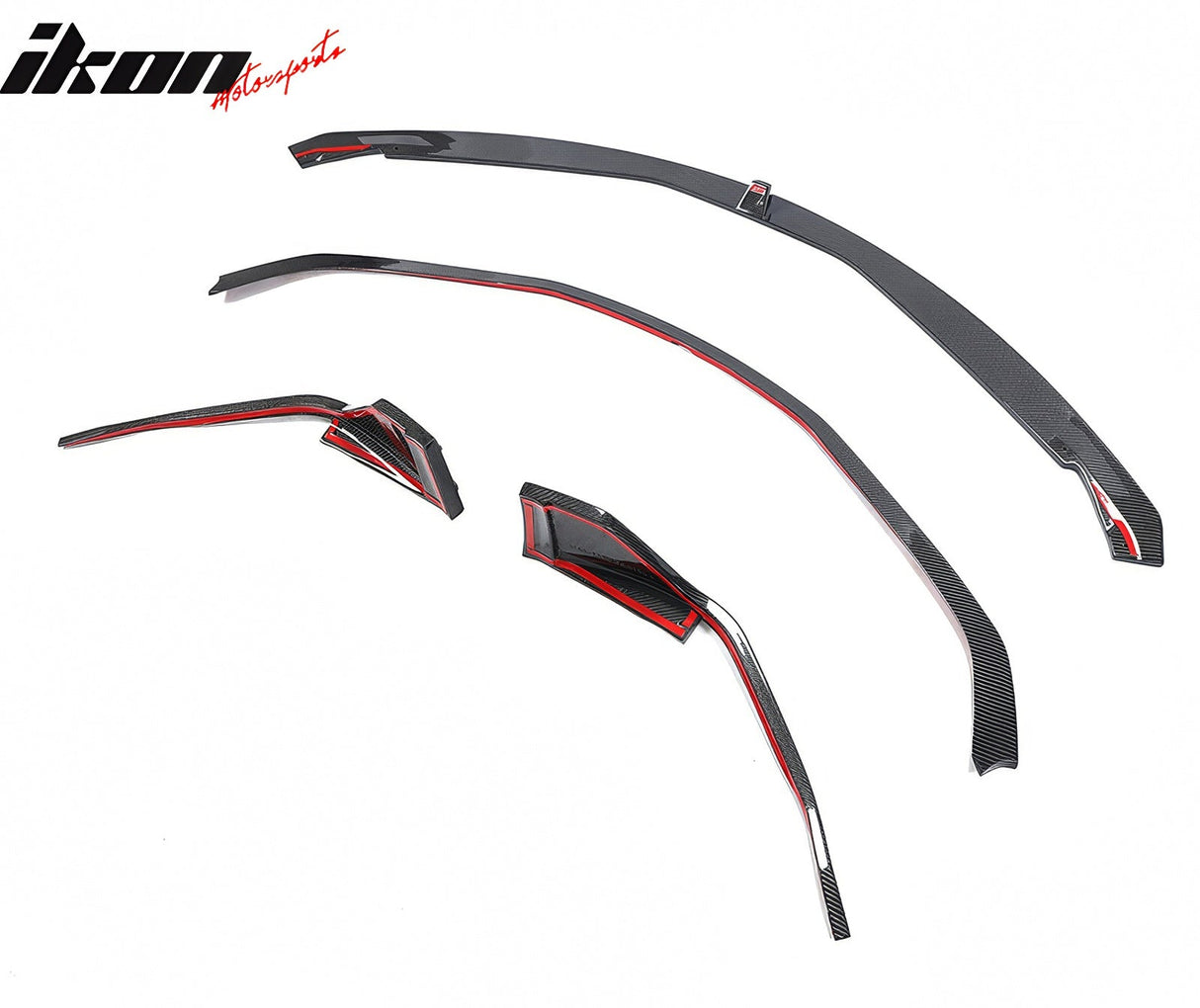 2020-2025 Toyota GR Supra MZ Speed Front Bumper Lip Gloss Carbon Fiber