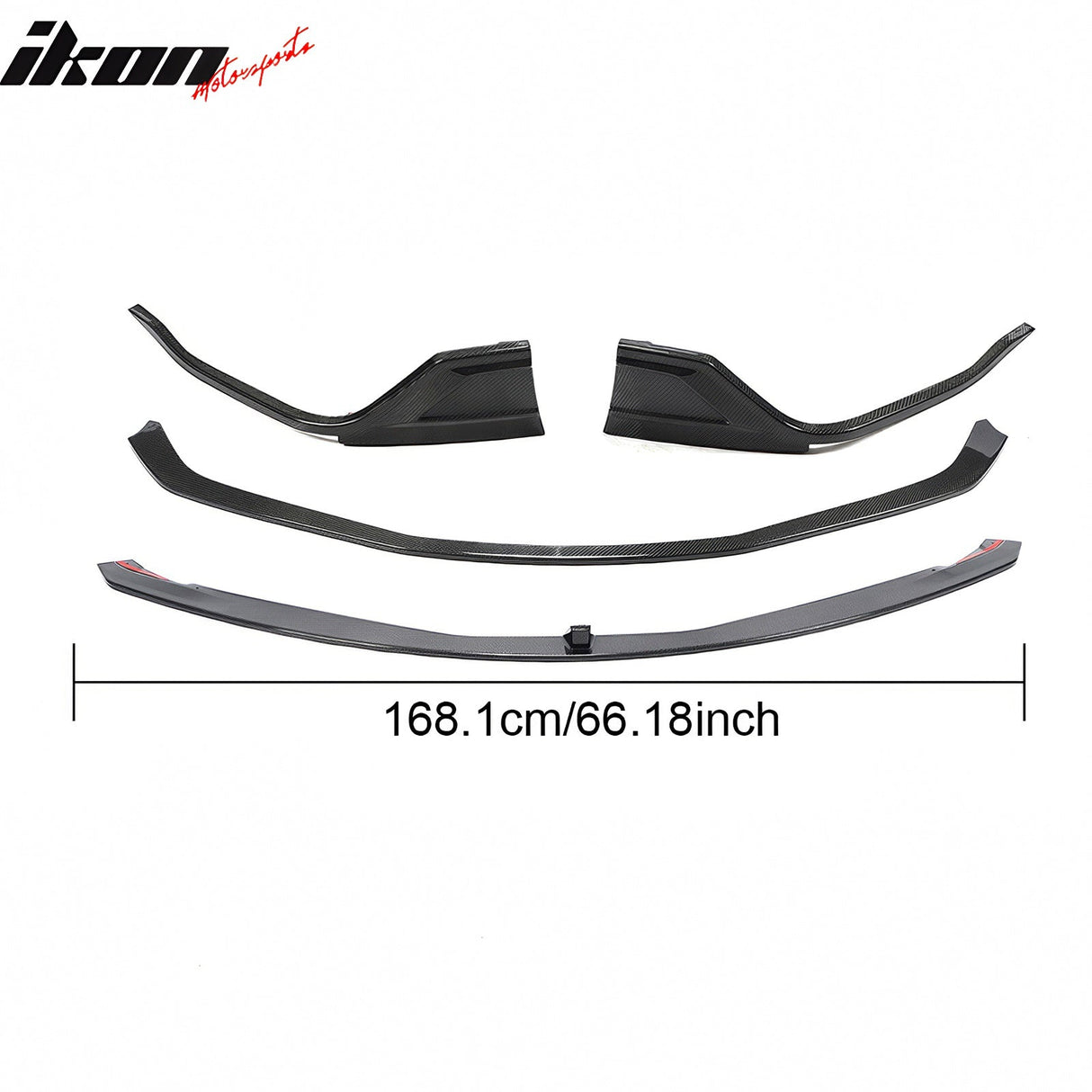 2020-2025 Toyota GR Supra MZ Speed Front Bumper Lip Gloss Carbon Fiber