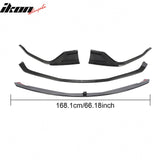 2020-2025 Toyota GR Supra MZ Speed Front Bumper Lip Gloss Carbon Fiber