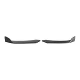 Universal V3 Style Unpainted 2PC Front Bumper Lip Spoiler Splitter PU