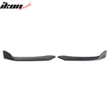 Universal V3 Style Unpainted 2PC Front Bumper Lip Spoiler Splitter PU
