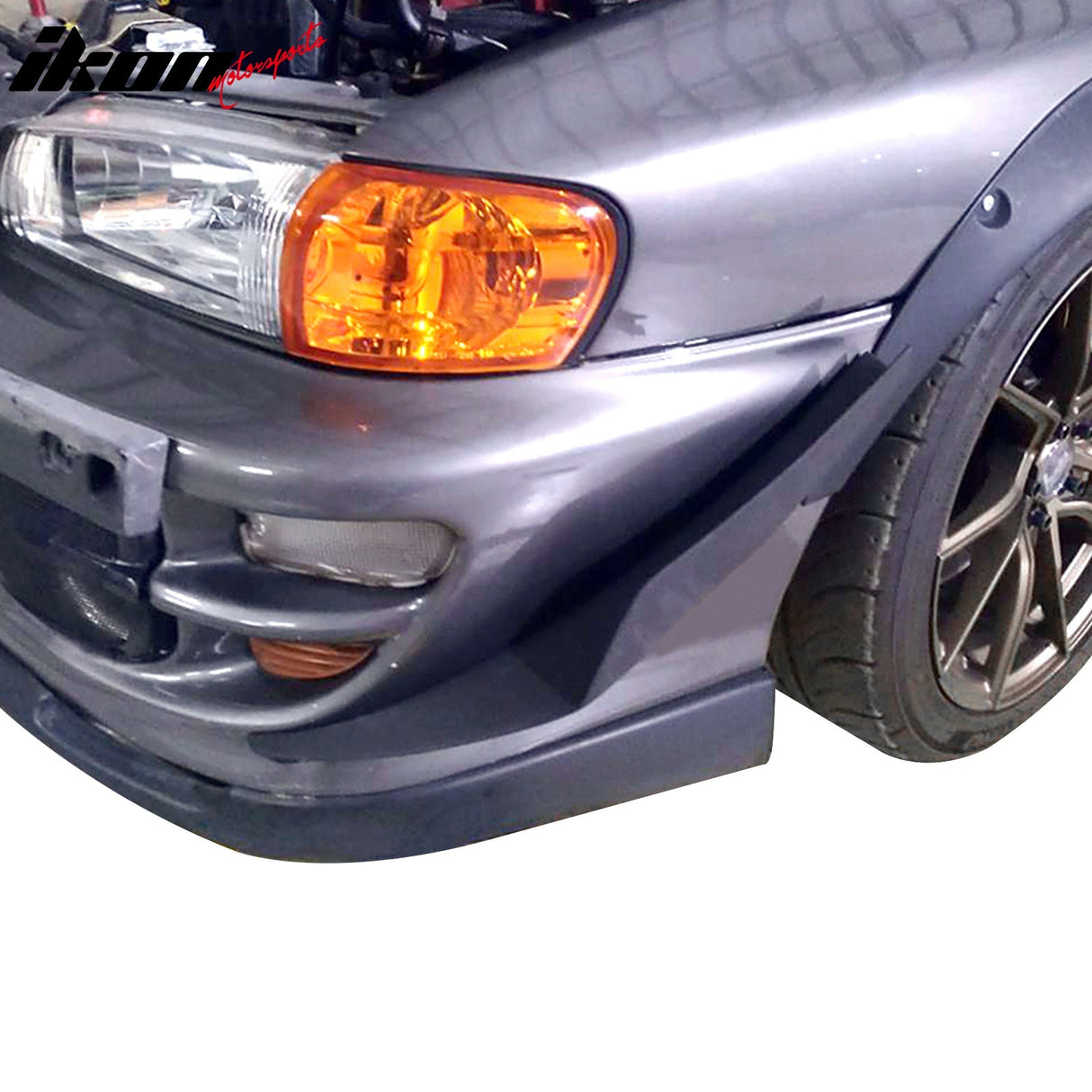 1997-2001 Subaru Impreza Front Lip Bumper Aprons Splitter PU MDA Style
