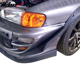 1997-2001 Subaru Impreza Front Lip Bumper Aprons Splitter PU MDA Style