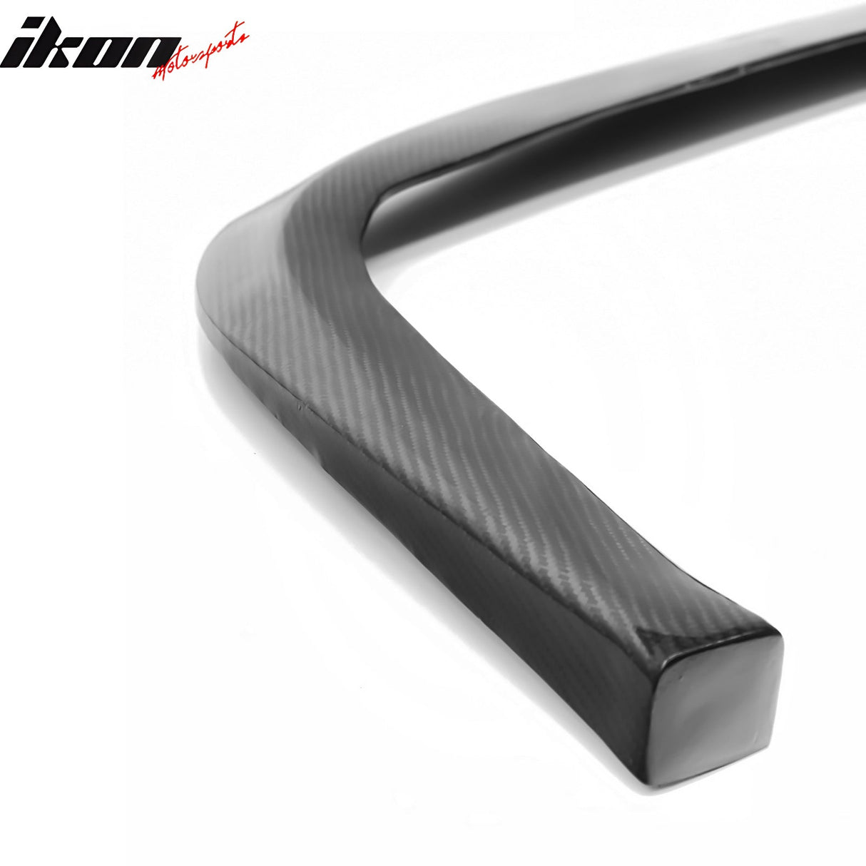 Fits Universal 1PC CS STI  Style Carbon Fiber Black Front Bumper Lip