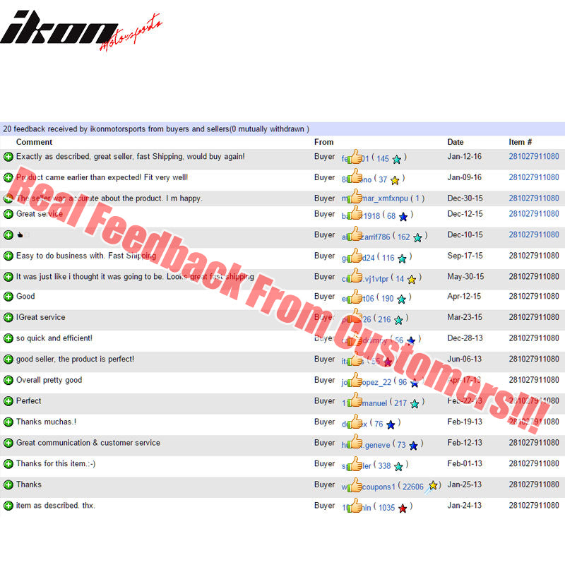 Universal 100in Foam Front Bumper Lip Splitter Spoiler Valance Chin