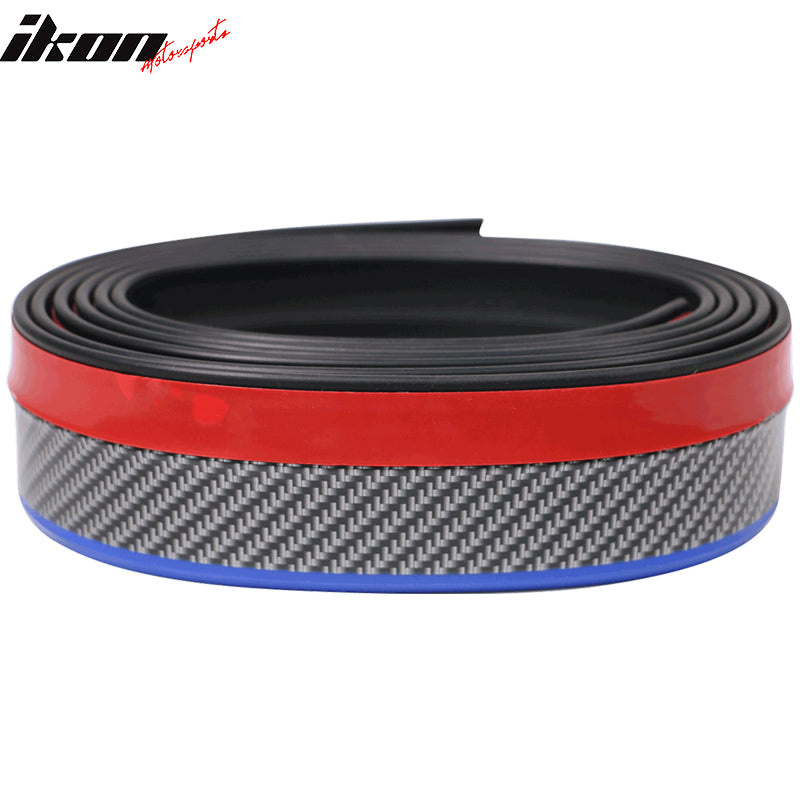 Universal Front Bumper Lip Splitter Chin Spoiler Side Skirt PVC