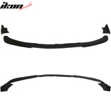 Universal IKON Style Unpainted 3PCS Front Lip Splitter Spoiler PU