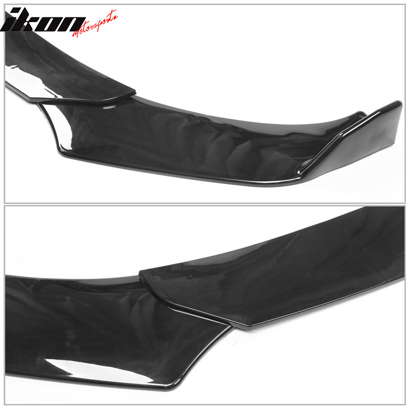 Universal 62"-66" A Style Front Bumper Lip ABS 3PC