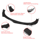 Universal 62"-66" Adjustable B Style Front Bumper Lip 3PC