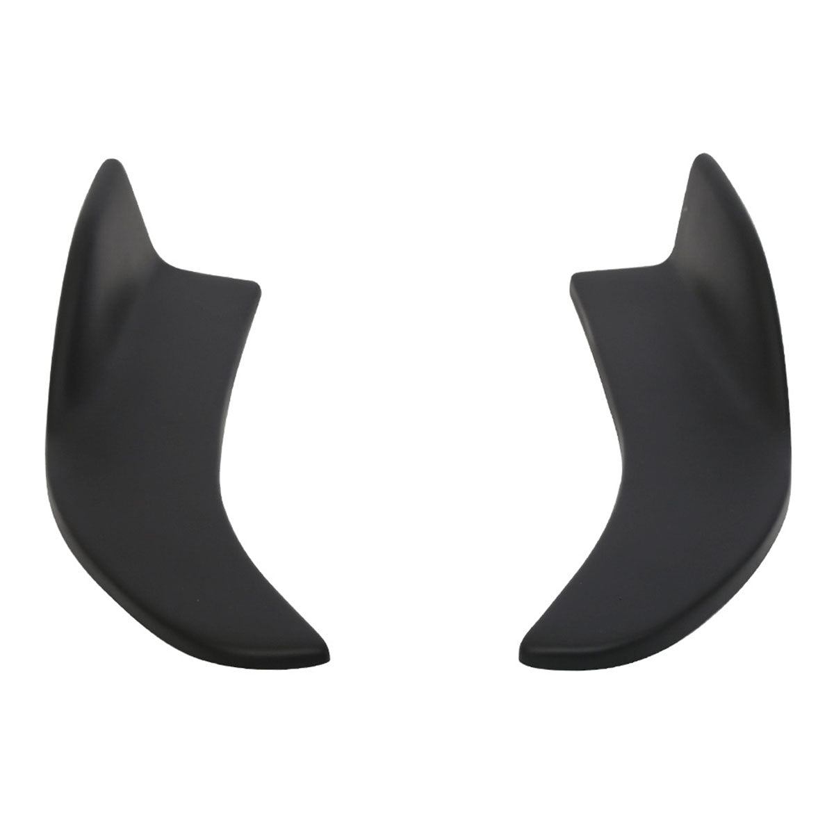 2x Universal Rear Bumper Lip Diffuser Spoiler Winglet Splitter Canard