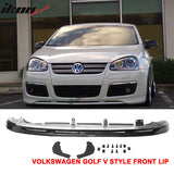 2005-2010 VW Golf MK5 GTI Jetta V-Style Front Bumper Lip Spoiler PU