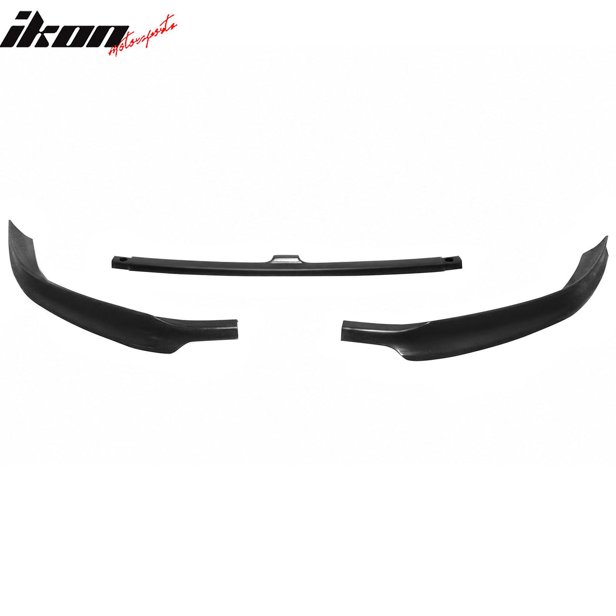2010-2014 Volkswagen GTI MK6 EC Style Unpainted Black Front Bumper Lip PU 3PCS
