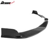 2019-2021 Volkswagen Jetta IKON V2 Style Gloss Black Front Bumper Lip PP 4PCS