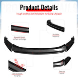 2022-2024 Volkswagen Tiguan R-Line IKON Style Gloss Black Front Bumper Lip PP 4PCS