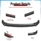 2022-2024 Volkswagen Tiguan SE S Wolfsburg IKON Style Gloss Black Front Bumper Lip PP