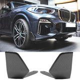 Fit 19-21 Bmw G05 X5 M Sport 2pc Front Splitter Apron cfl