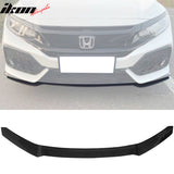 2017-2021 Honda Civic Hatchback HFP Style Front Bumper Lip PP 3PCS