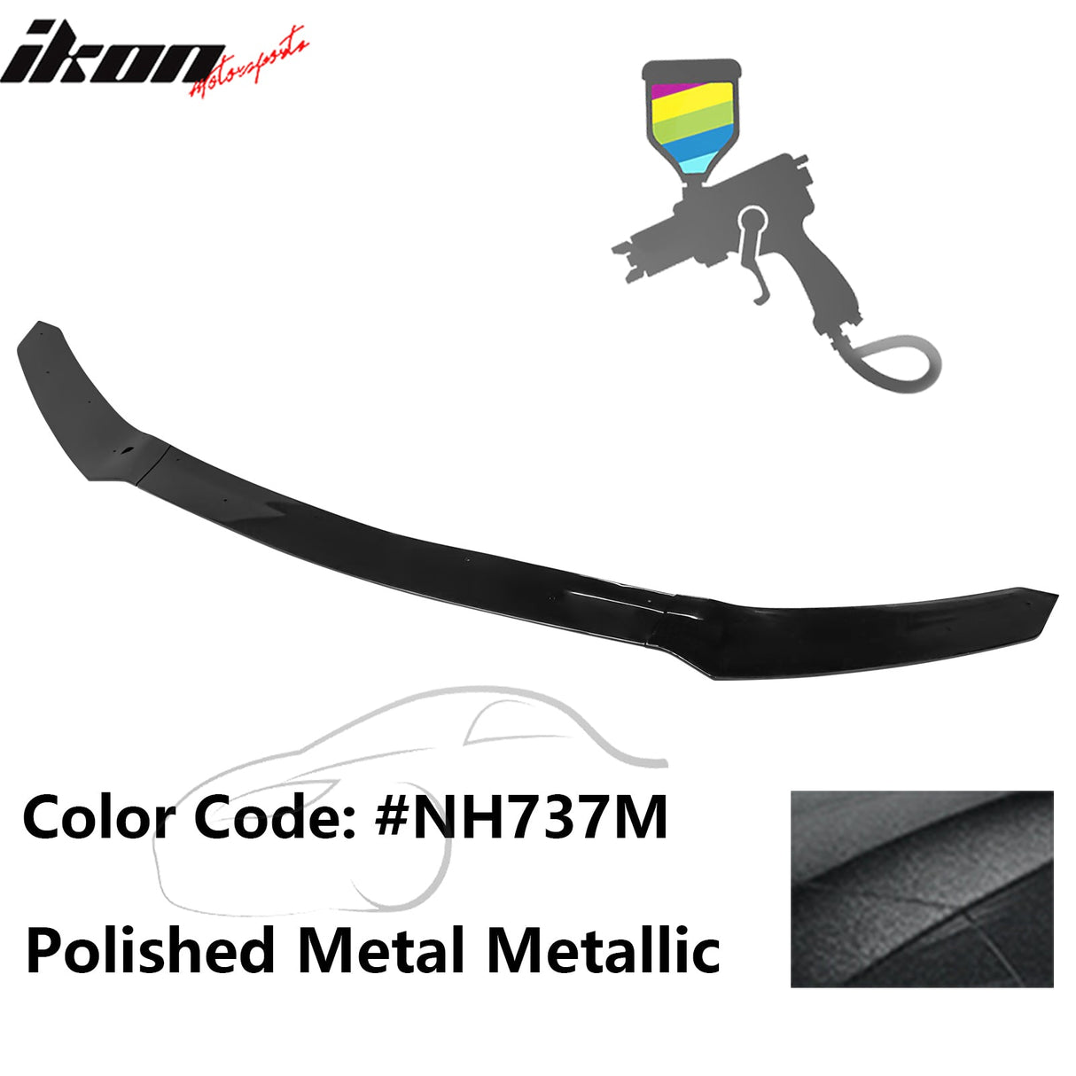 2017-2021 Honda Civic Hatchback HFP Style Front Bumper Lip PP 3PCS