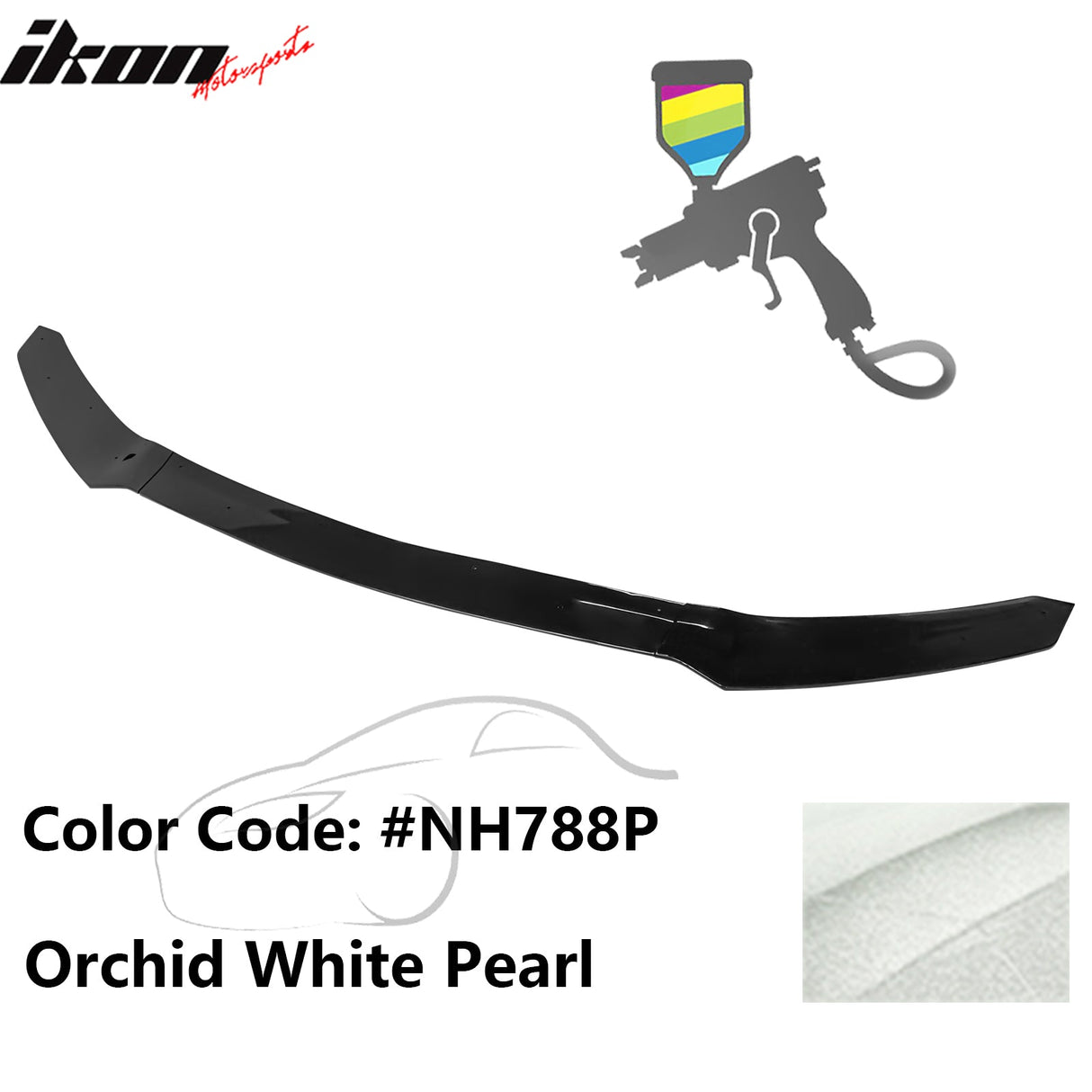 2017-2021 Honda Civic Hatchback HFP Style Front Bumper Lip PP 3PCS