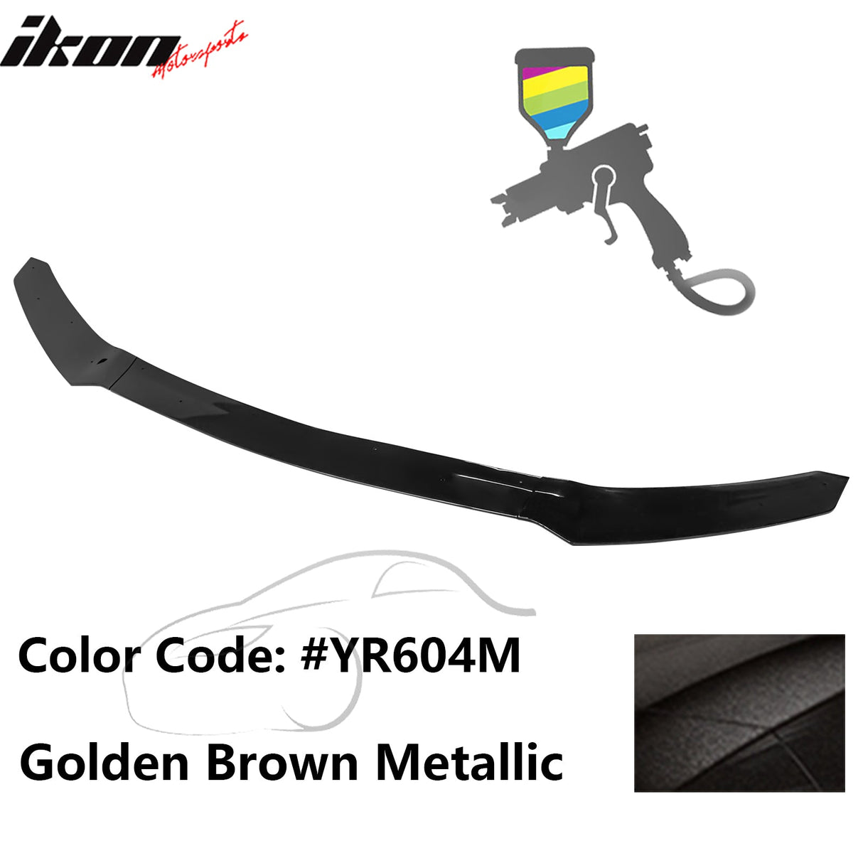 2017-2021 Honda Civic Hatchback HFP Style Front Bumper Lip PP 3PCS