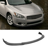 2009-2015 Nissan Maxima Front Bumper Lip Unpainted PU IKON Spoiler