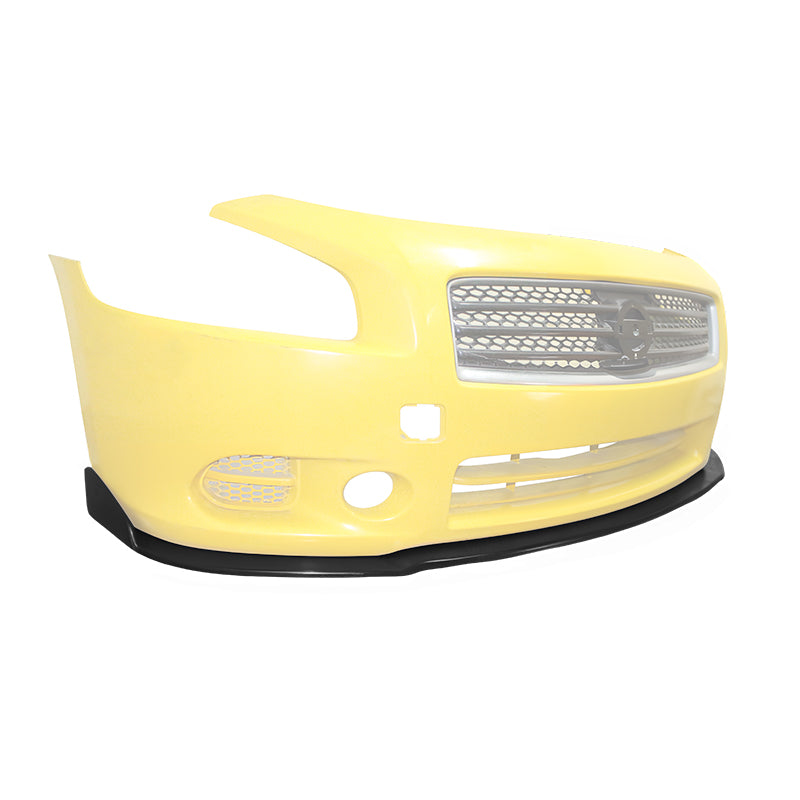 2009-2015 Nissan Maxima Front Bumper Lip Unpainted PU IKON Spoiler