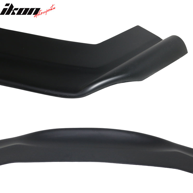 Universal RB 68x20in PP Front Bumper Lip & CF Splitter Rod
