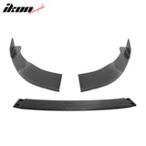 2011-2013 Scion tC Front Bumper Lip Unpainted PU IKON Chin Spoiler 3PC