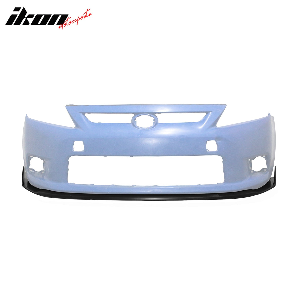 2011-2013 Scion tC Front Bumper Lip Unpainted PU IKON Chin Spoiler 3PC