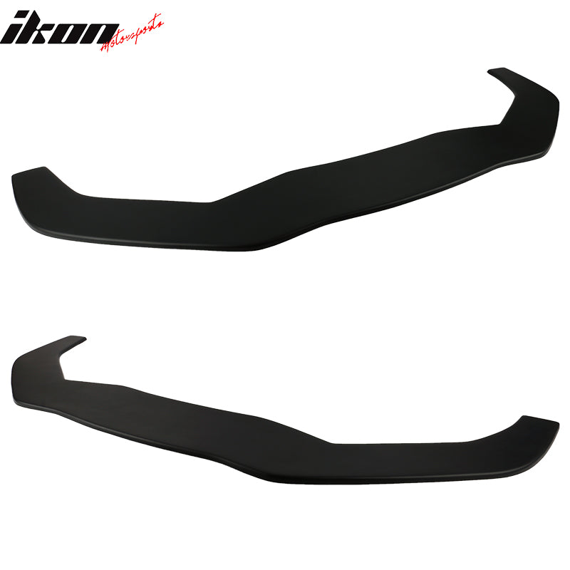 Fits 13-20 Toyota 86 Front Splitter w/ Hardware Matte  & Blue Rods