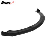 2012-2016 Tesla Model S Sedan IKON Black Front Bumper Lip Spoiler PU