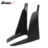 2011-2014 Dodge Charger RA Style Front Bumper Lip Spoiler Winglets PU