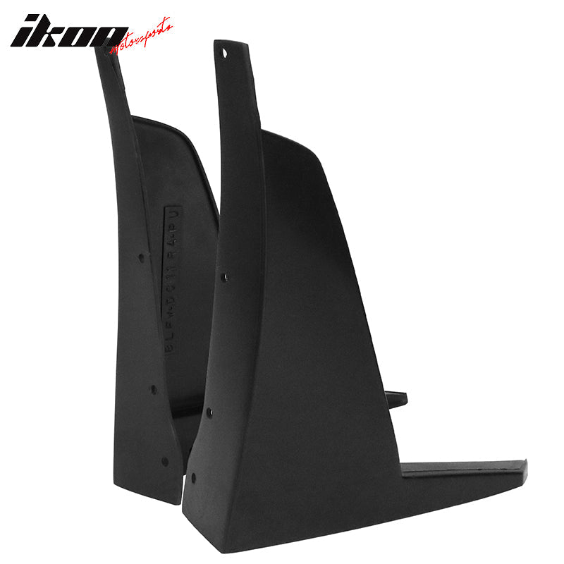 2011-2014 Dodge Charger RA Style Front Bumper Lip Spoiler Winglets PU