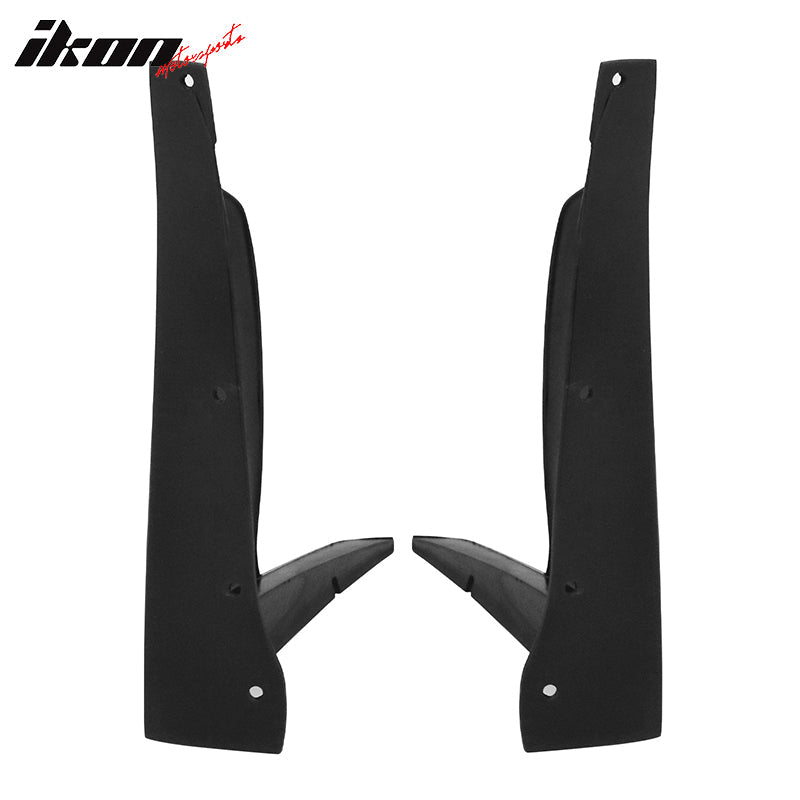 2011-2014 Dodge Charger RA Style Front Bumper Lip Spoiler Winglets PU