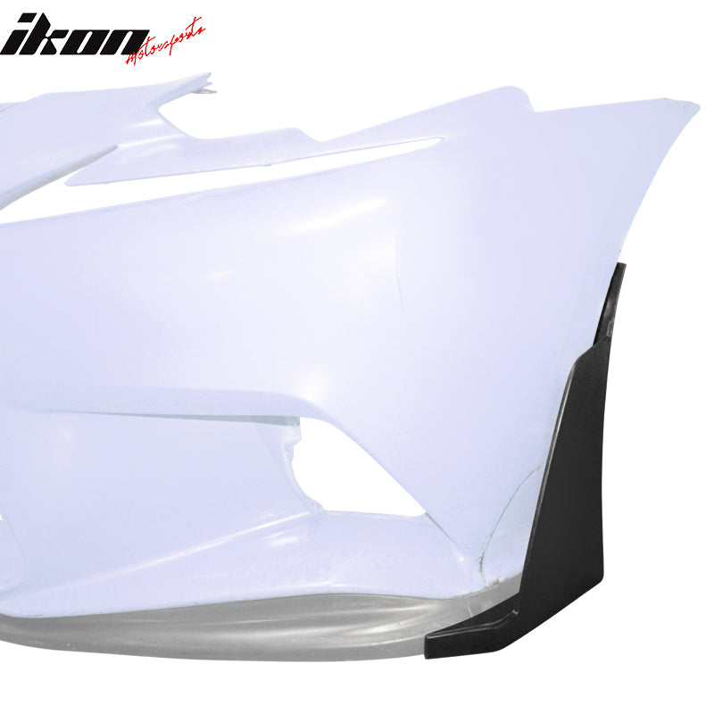 2014-2016 Lexus IS F Sport JDM Unpainted Front Bumper Winglets PU