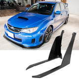 2011-2014 Subaru WRX STI V6 Front Bumper Splitters Winglets PU 2PCS
