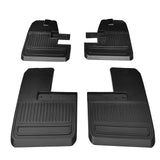 2021-2025 Ford Bronco Black 4PCS Front Rear Mud Flaps Splash Guards