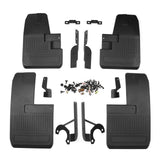2021-2025 Ford Bronco Black 4PCS Front Rear Mud Flaps Splash Guards