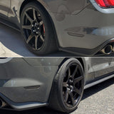 2015-2023 Ford Mustang Black 2PCS Front Rear Mud Flaps Splash Guards