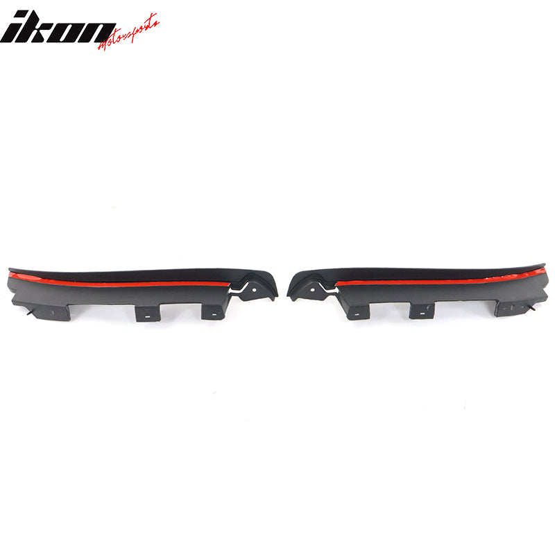 2015-2023 Ford Mustang Black 2PCS Front Rear Mud Flaps Splash Guards