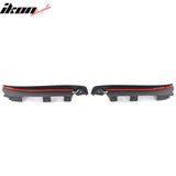 2015-2023 Ford Mustang Black 2PCS Front Rear Mud Flaps Splash Guards