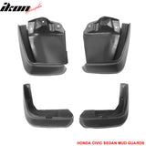 2012-2014 Honda Civic 4Pc 4Dr OE Style Mud Guard Splash Flap Fender PU