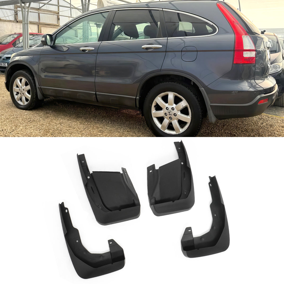 2007-2011 Honda CR-V Front & Rear Fender Mud Flaps Splash Guards PP