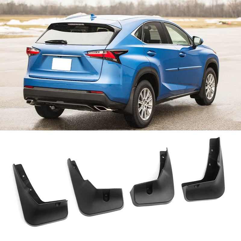 Front & Rear Mud Flaps Splash Guards for Lexus NX200t NX300h 2015-2017 PP