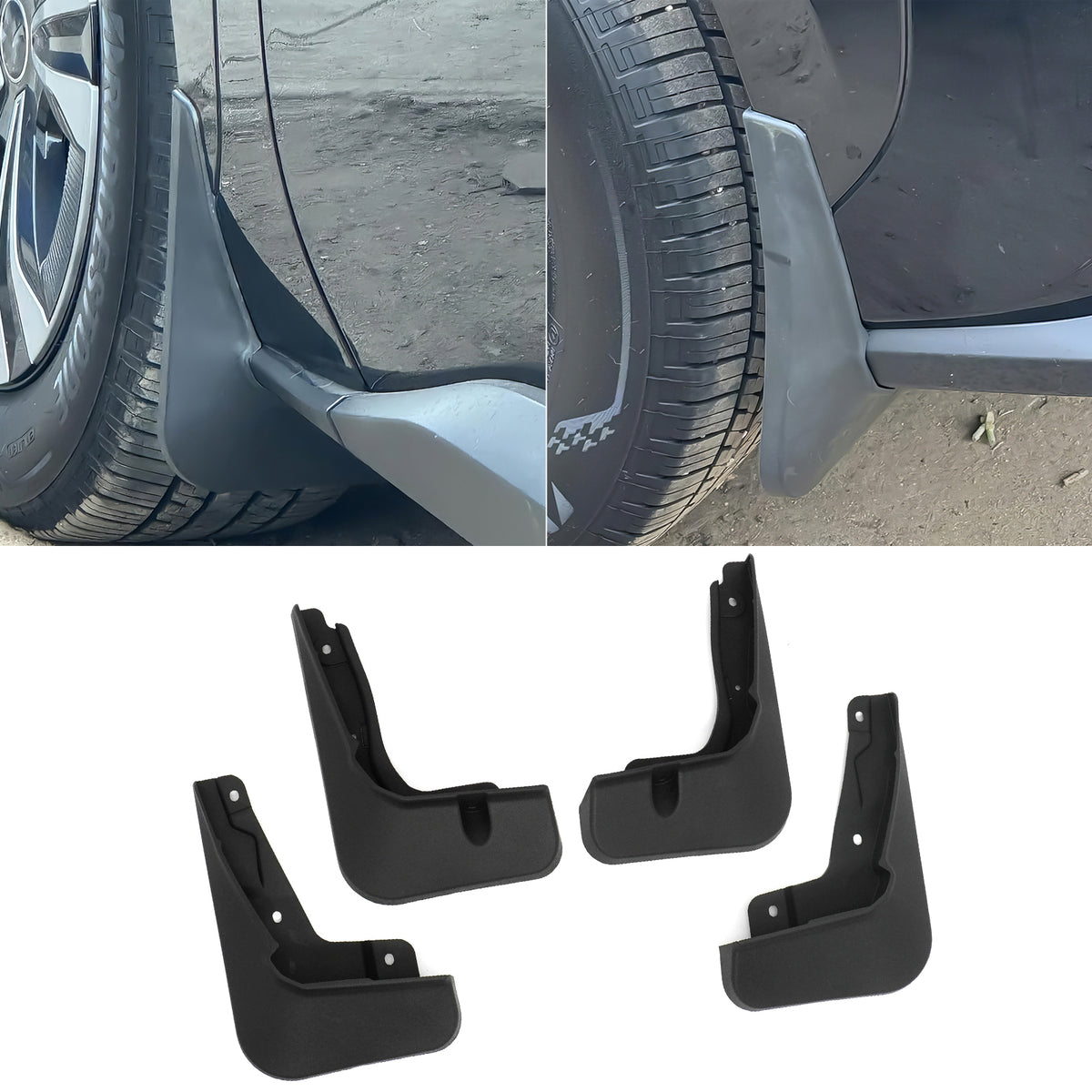 Mud Flaps Splash Guards for Subaru Solterra & Toyota bZ4X 2023-2026 PP