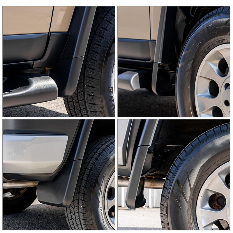 Mud Flaps Splash Guards for Toyota FJ Cruiser 2007-2014 w/ Fender Flares PP