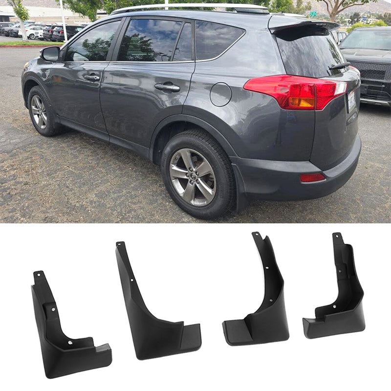 Front Rear Mud Flaps Wheel Arch Splash Guards for Toyota RAV4 2013-2015 PP