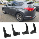 Front Rear Mud Flaps Wheel Arch Splash Guards for Toyota RAV4 2013-2015 PP